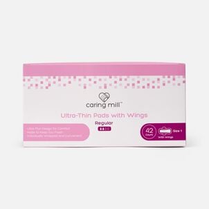 Caring Mill&trade; Ultra Thin Pads With Wings, 42 ct.