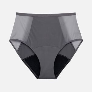 Thinx Comfort Stretch Hi-Waist All Day Period Underwear, Slate